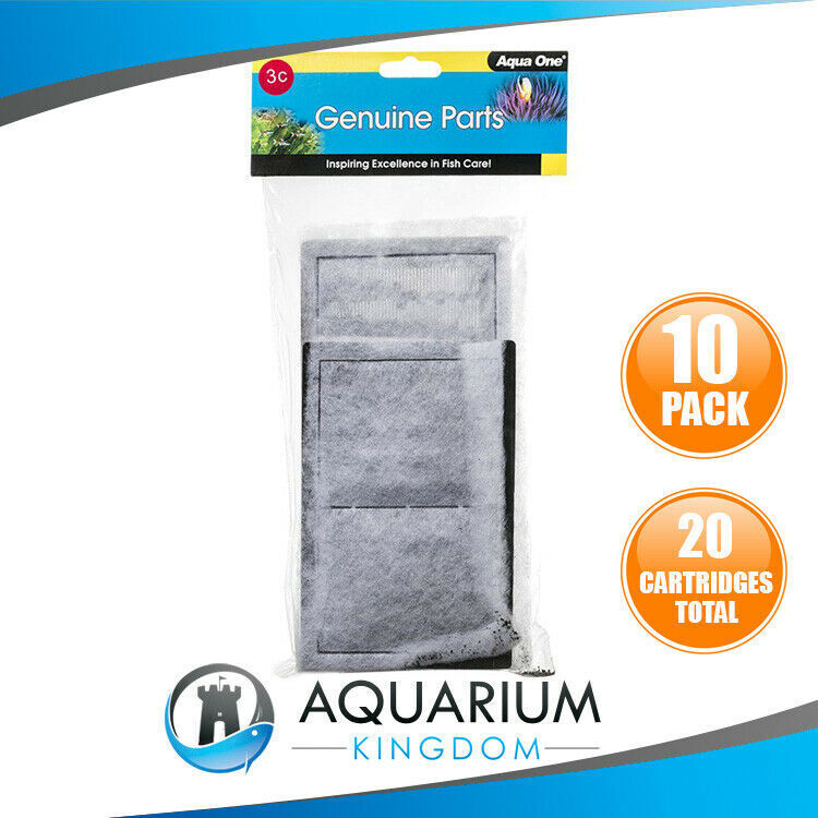 Bulk Buys - Aqua One 3C Carbon Cartridge -2 Pack AquaStyle 620/620T AR620 25003C - Picture 21 of 24