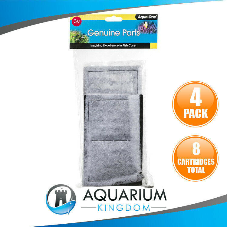 Bulk Buys - Aqua One 3C Carbon Cartridge -2 Pack AquaStyle 620/620T AR620 25003C - Picture 13 of 24