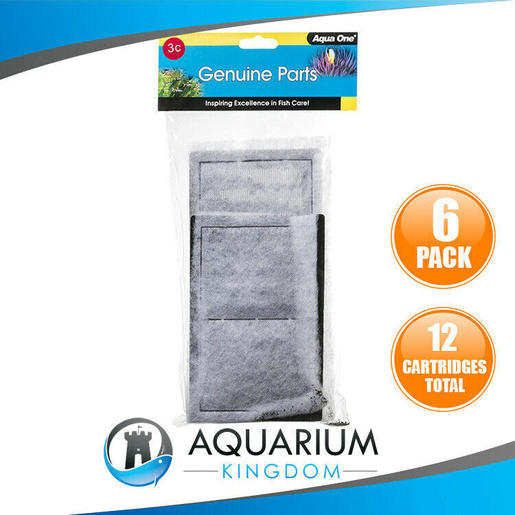 Bulk Buys - Aqua One 3C Carbon Cartridge -2 Pack AquaStyle 620/620T AR620 25003C - Picture 17 of 24