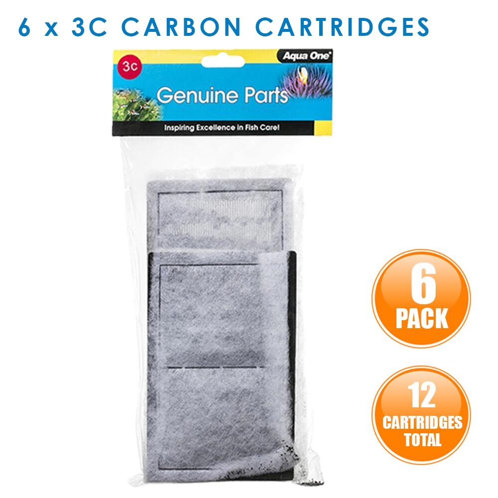 Bulk Buys - Aqua One 3C Carbon Cartridge -2 Pack AquaStyle 620/620T AR620 25003C - Picture 18 of 24