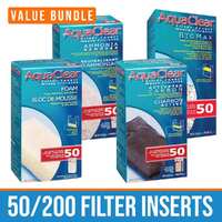 AquaClear 50/200 Power Filter Inserts Combo
