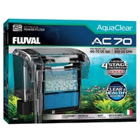 Fluval AquaClear 70 Hang On Power Filter 1135 LPH - For Aquariums up to 265 L #19615