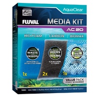 Fluval AquaClear 20/Mini Filter Media Maintenance Kit - Foam, Carbon & BioMax #19690