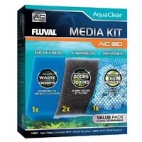 Fluval AquaClear 30/150 Filter Media Maintenance Kit- Foam, Carbon & BioMax #19691