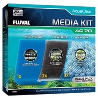 Fluval AquaClear 70/300 Filter Media Maintenance Kit - Foam, Carbon & BioMax