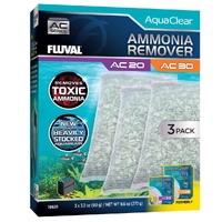 Fluval AquaClear Ammonia Remover Insert 3 x 90g for AC 20/Mini & AC 30/150 Filters #19631