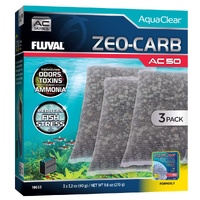 Fluval AquaClear Zeo-Carb Insert 3 x 90g for AC 50/200 Filters #19653