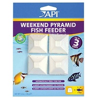 API 3 Day Weekend Pyramid Fish Feeder 4 Pack