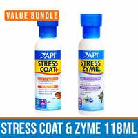 API Stress Coat 118mL & Stress Zyme 118mL Combo