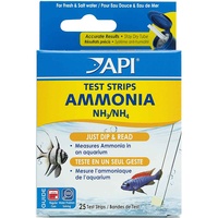API Ammonia Test Strips 25 Pack