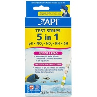 API 5 in 1 Test Strips 25 Pack