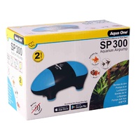 Aqua One SP 300 Aquarium Air Pump - Twin Outlet 2 x 150L/H (#10058)