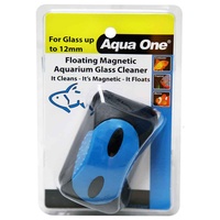 Aqua One Floating Magnetic Aquarium Glass Cleaner Large 12mm 