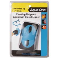 Aqua One Floating Magnetic Aquarium Glass Cleaner XL 16mm
