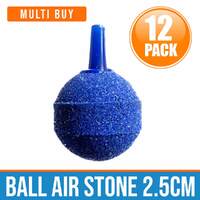 12 x  Aqua One Airstone Ball 2.5cm / 1 inch