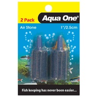 Aqua One Airstone Cylinder 2.5cm (2 Pack)