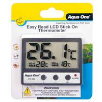 Aqua One Easy Read LCD Stick On Thermometer