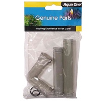 Aqua One Soft Elbow & Filter Pipes w/ O-Ring - 850/980 & 120/150/180 #10651 