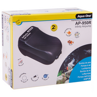 Aqua One Infinity AP-950R Aquarium Air Pump - Twin Outlet