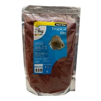 Aqua One Tropical Bits 1kg - Slow Sinking Granules - Bulk Bag 