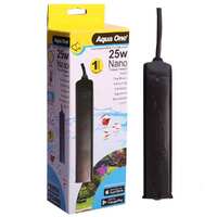 Aqua One Nano Plastic Aquarium Heater 25W