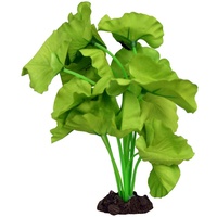 Aqua One Silk Plant Tiger Lotus Green - Medium - 20cm #24262