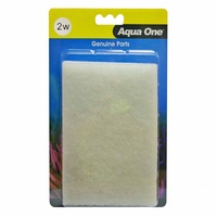 Aqua One White Wool Pad 2w- 2 Pack - AquaStyle 510 Lifestyle 52 #25002W