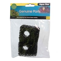 Aqua One Black Sponge 12s (2 Pack) #25012S - Moray 1300 & Pond One Pondmaster 1300 