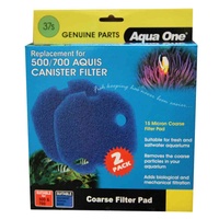 Aqua One Blue Sponge Pad 37s 15ppi -2 Pack - Aquis 500/700 #25037S