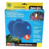 Aqua One Blue Sponge Pad 39s 15ppi -2 Pack - Aquis 1000/1200 #25039s