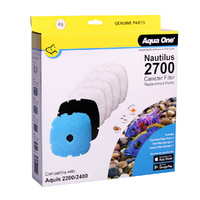 Aqua One Replacement Filter Media Value Pack 41P - 2700 & 2200/2400 #25041P