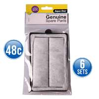 6 x Aqua One Carbon Cartridge 48c (1 Pack) #25048c