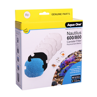 Aqua One Replacement Filter Media Value Pack 81P - Nautilus 600/800 #25081p