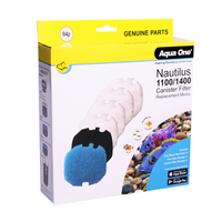 Aqua One Replacement Filter Media Value Pack 84P - Nautilus 1100/1400 #25084P