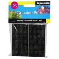 Aqua One Carbon Cartridge 104c - 2 Pack - EcoStyle 32/37 #25104c