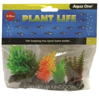 Aqua One Mini Plastic Plants Mix (6 Pack) #27997