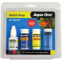 Aqua One Quick Drop Junior pH Test Kit & Adjuster