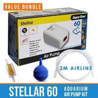Aqua One Stellar 60 Aquarium Air Pump Kit