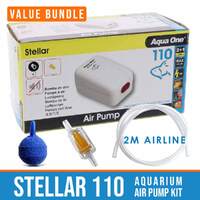 Aqua One Stellar 110 Aquarium Air Pump Kit