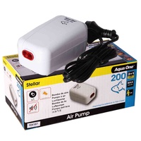 Aqua One Stellar 200 Aquarium Air Pump - Single Outlet