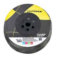 Dymax Silicone Airline 4mm - Black - 200m 