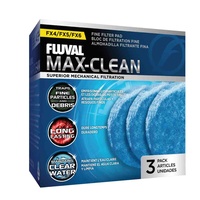 Fluval Max Clean Blue Medium Fine Polishing Pads - 3 Pack - FX4 FX5 FX6 #A248
