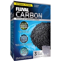 Fluval Activated Carbon 300g (3 x 100g Bags) - Premium Carbon Filter Media (#A1440)