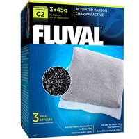 Fluval C2 Activated Carbon - 3 x 45g Pack - C2 Hang on Filter #14011