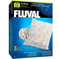 Fluval C2 Ammonia Remover - 3 x 90g Pack - C2 Hang on Filter #14014