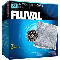 Fluval C4 Zeo Carb - 3 x 230g Pack - C4 Hang on Filter #14019