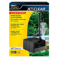 Fluval Pond Jet Clear All-In-1 Complete Pump , Filter with 13W UVC for 9500L Ponds (PT8346)