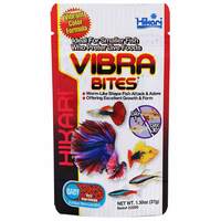 Hikari Vibra Bites BABY 37g - Small Blood-worm Shaped Food