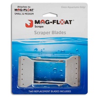 Mag-Float Scraper Blades - 2 Pack - Small & Long Magnet Cleaners