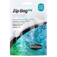 Seachem Zip Bag Md - Medium Mesh Filter Bag With Zipper - 32x14cm